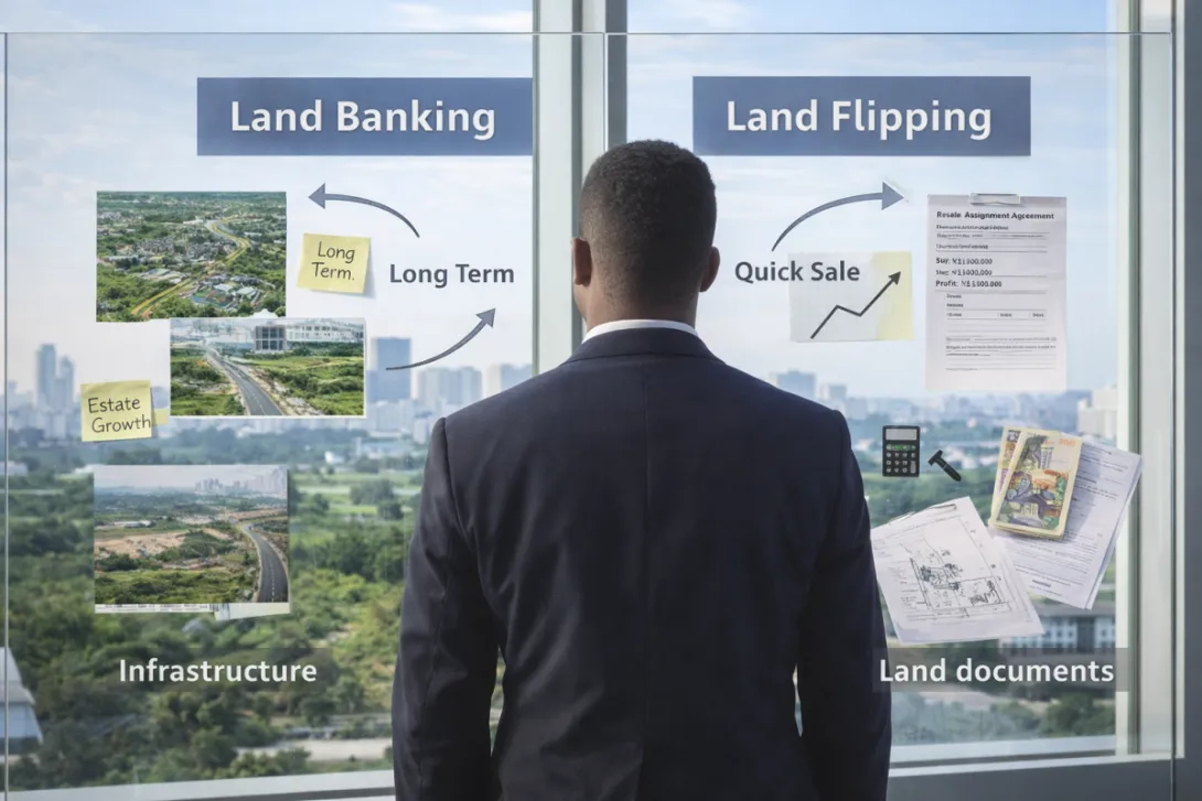 Land Banking vs Land Flipping