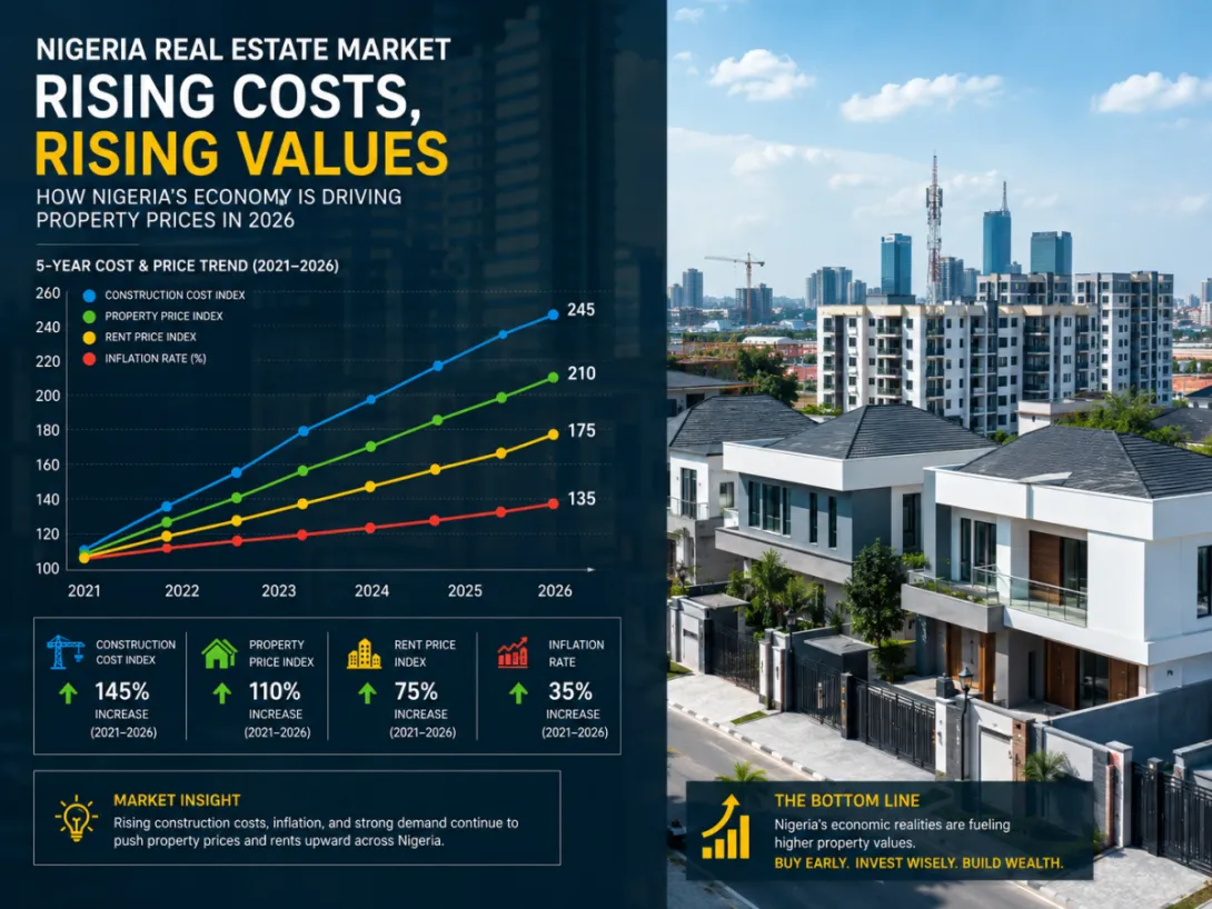 Graph of property prices over the years