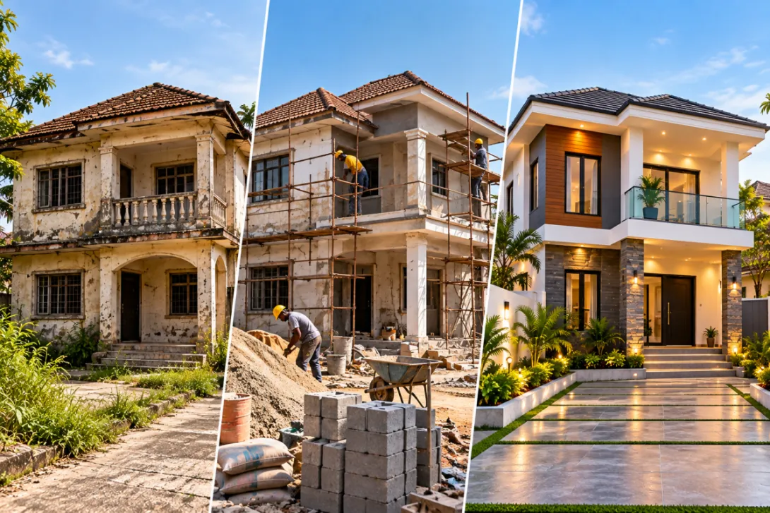old to renovated