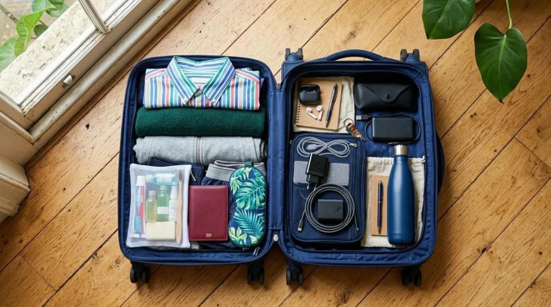 Essential items to bring for a furnished apartment stay.
